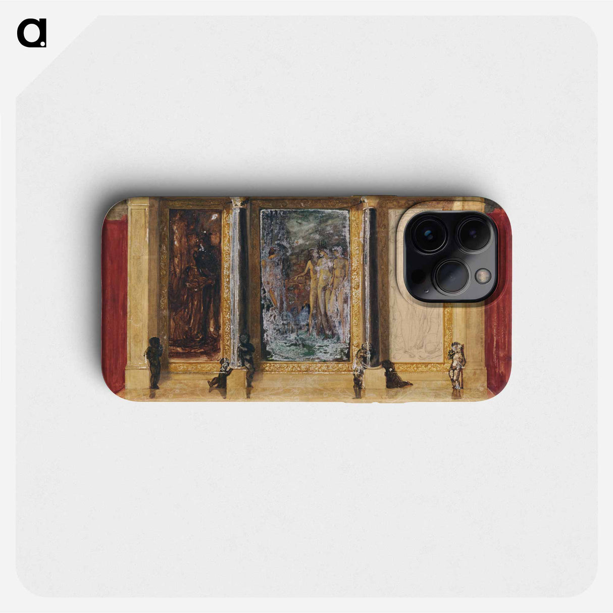 Troy Triptych - Compositional Study - エドワード バーン ジョーンズ Phone Case.