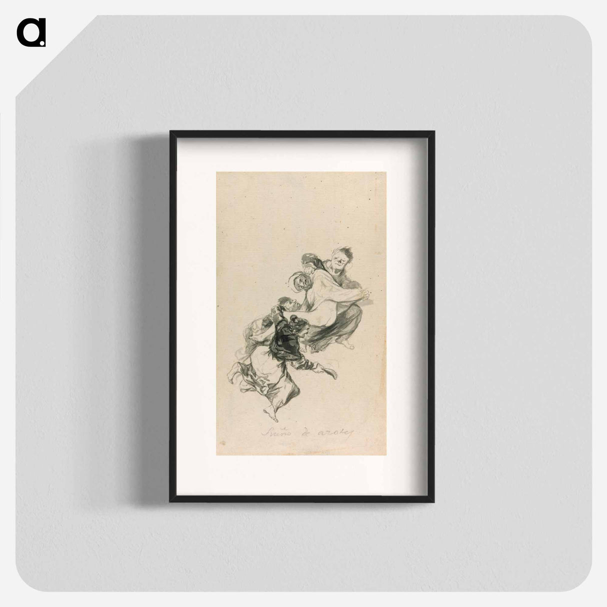 Dream of Flogging - Francisco de Goya Poster.