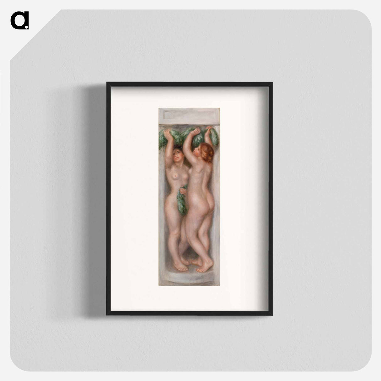 アートポスター-Caryatids (Cariatides) - ピエール オーギュスト ルノワール Poster.