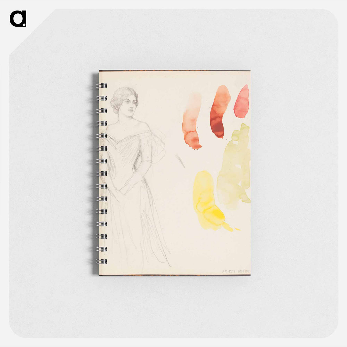 (unknown) part of a sketchbook - アルバート エーデルフェルト Memo.