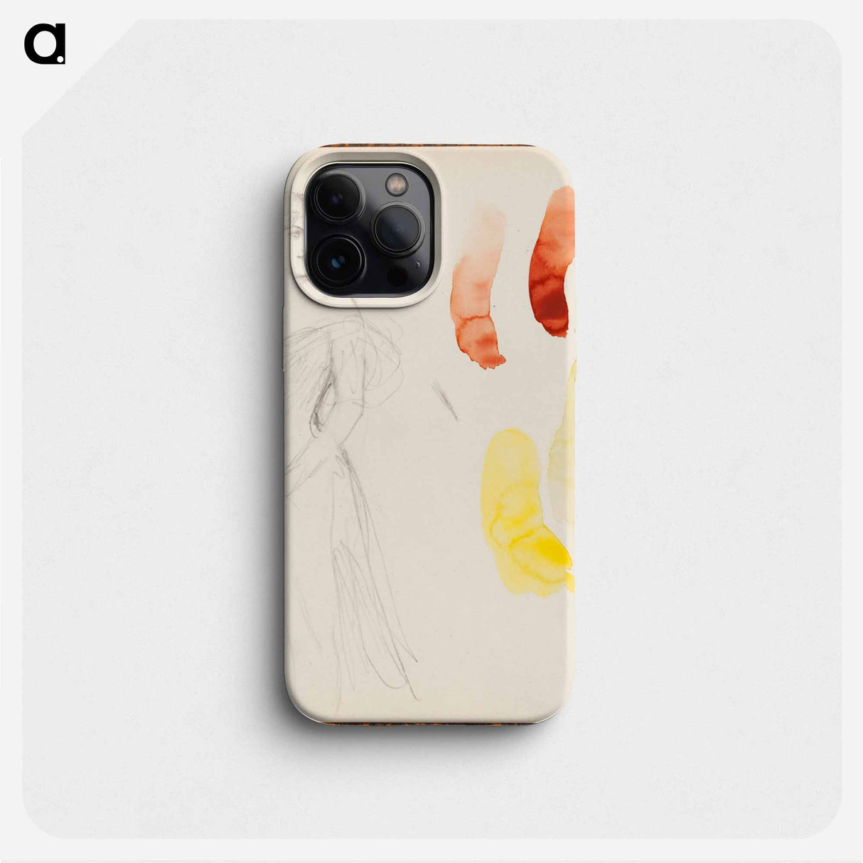 (unknown) part of a sketchbook - アルバート エーデルフェルト Phone Case.