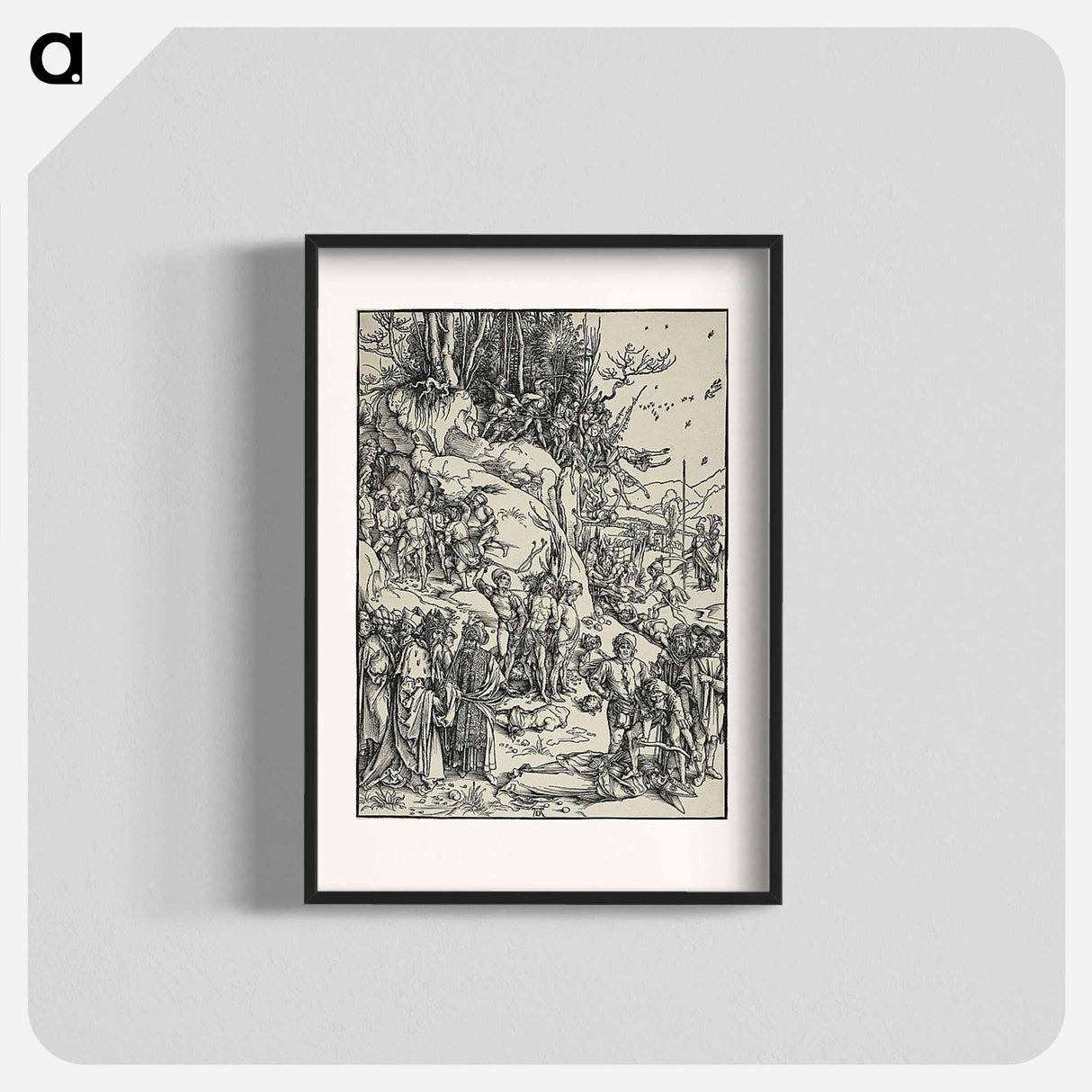 The Martyrdom of the Ten Thousand - アルブレヒト デューラー Poster.