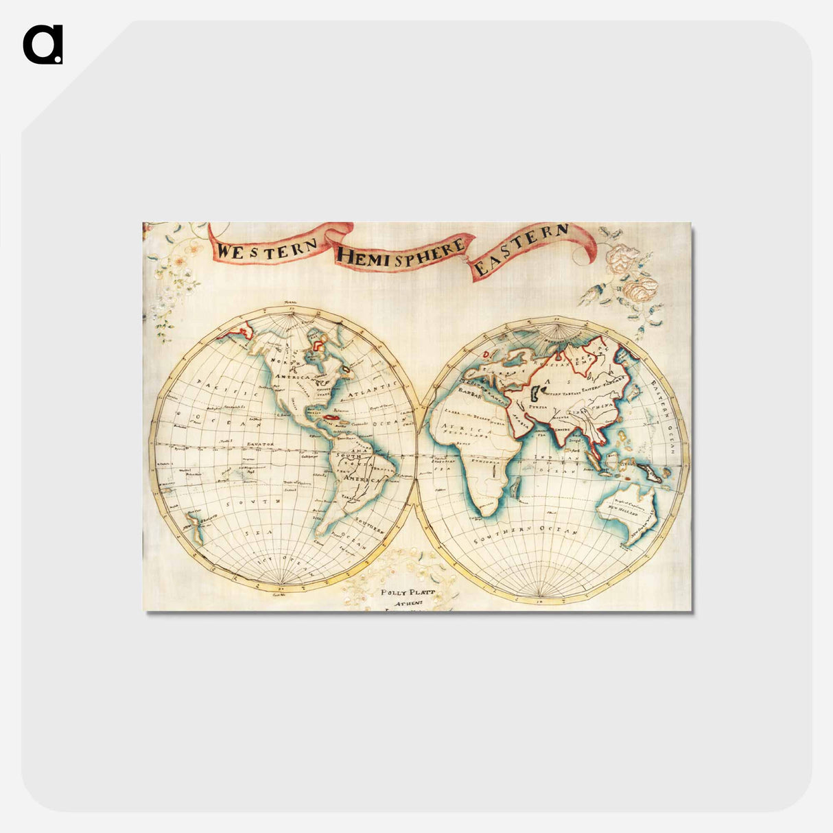 2-63_Antique-Maps_postcard
