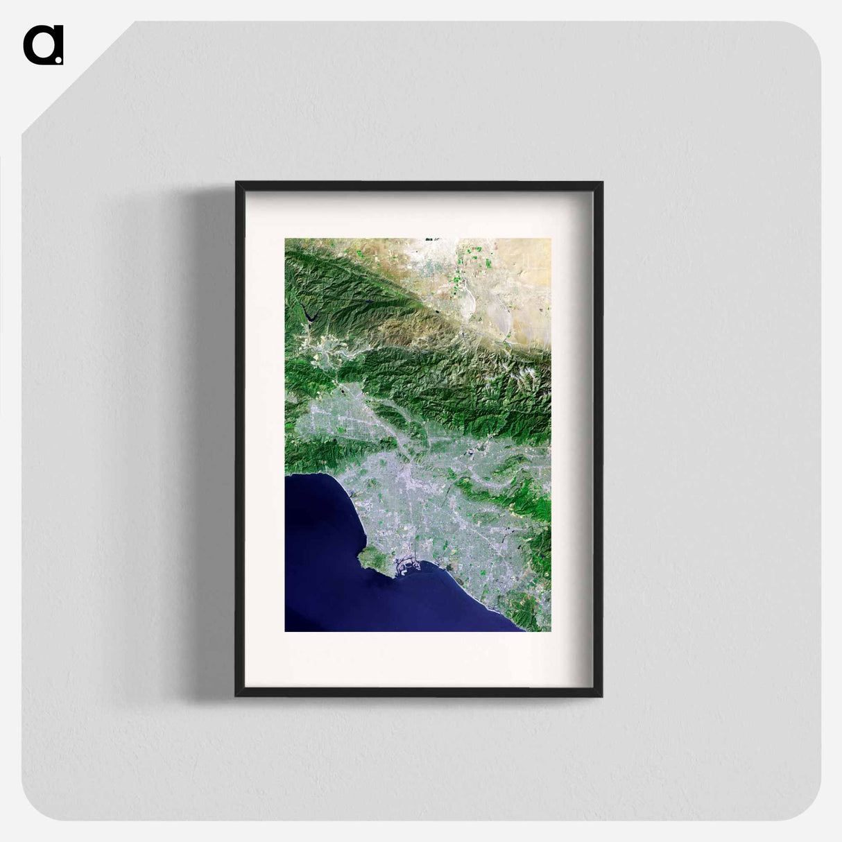 アートポスター-Los Angeles and Vicinity from Space
- 上空からの地球 Poster.