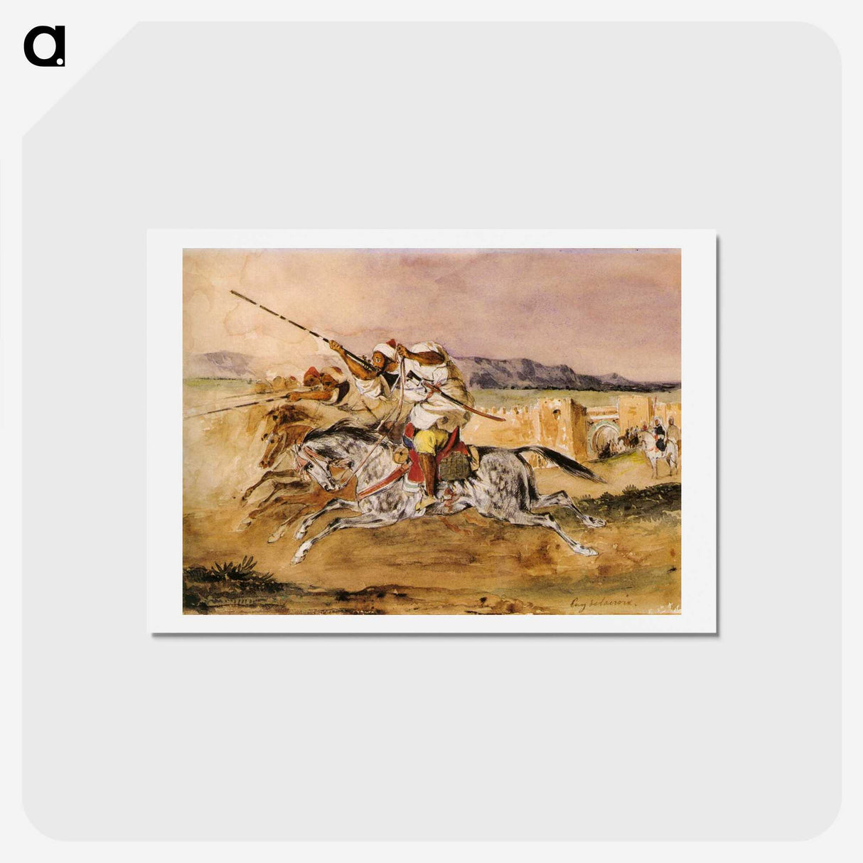 2-63_Eugene-Delacroix_hagaki