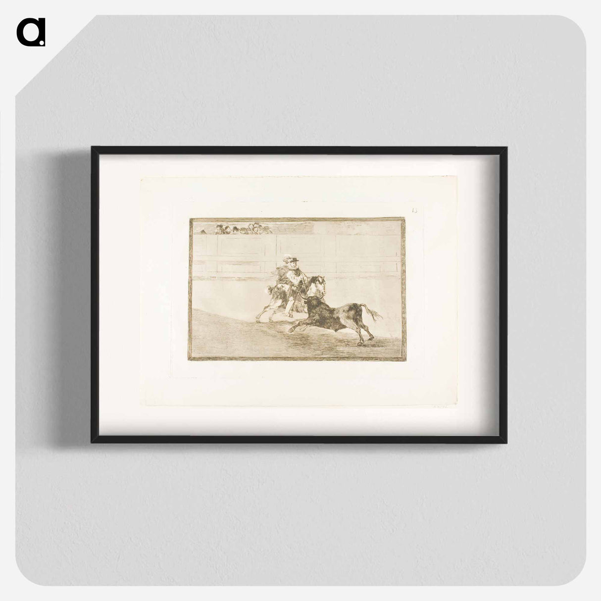 The Art of Bullfighting - Francisco de Goya Poster.