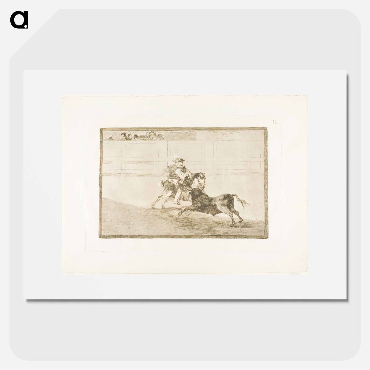 The Art of Bullfighting - Francisco de Goya Poster.