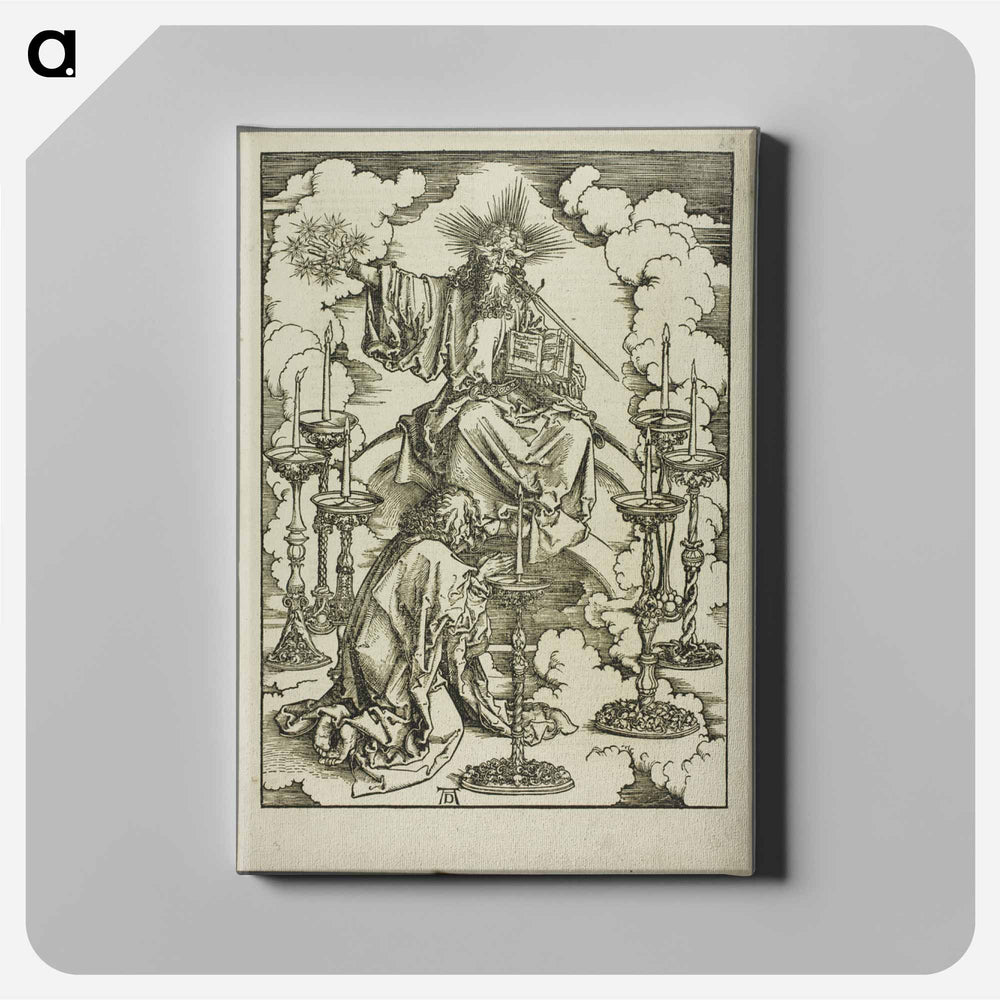 The Vision of the Seven Candlesticks - アルブレヒト デューラー Canvas.