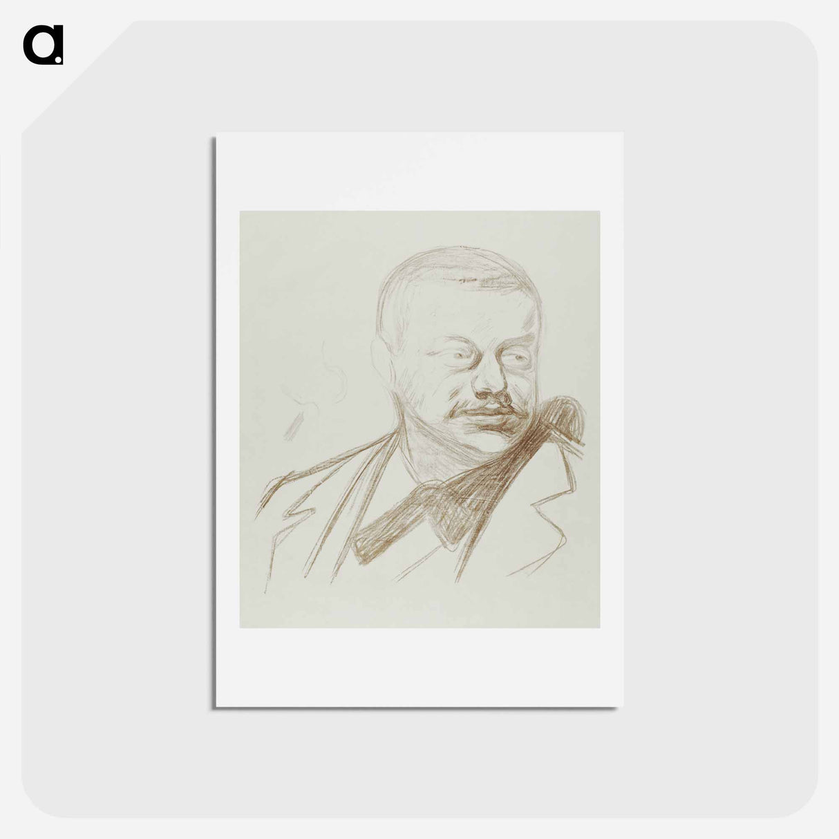 Gunnar Heiberg - エドヴァルド ムンク Postcard.