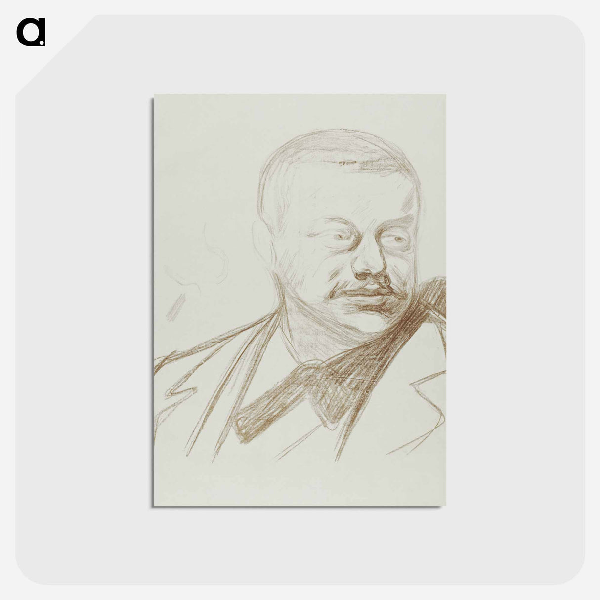 Gunnar Heiberg - エドヴァルド ムンク Postcard.