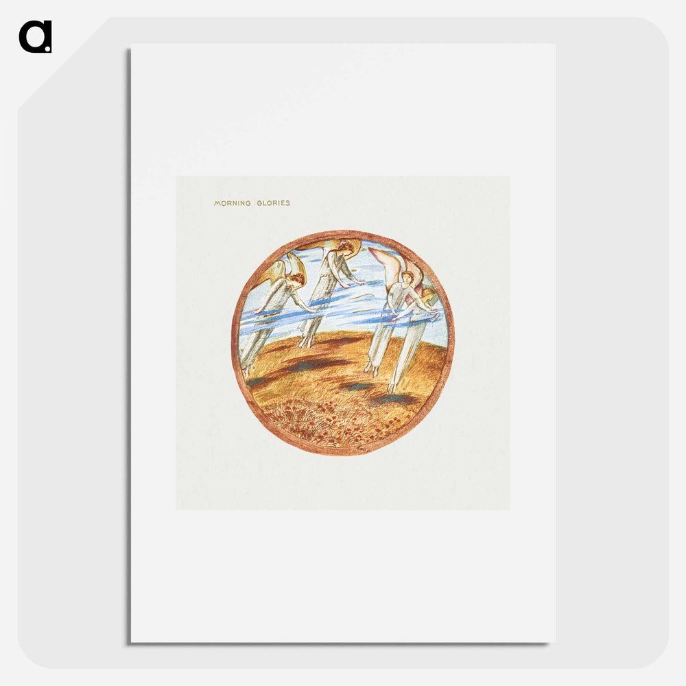 Morning Glories from The Flower Book - エドワード バーン ジョーンズ Poster.