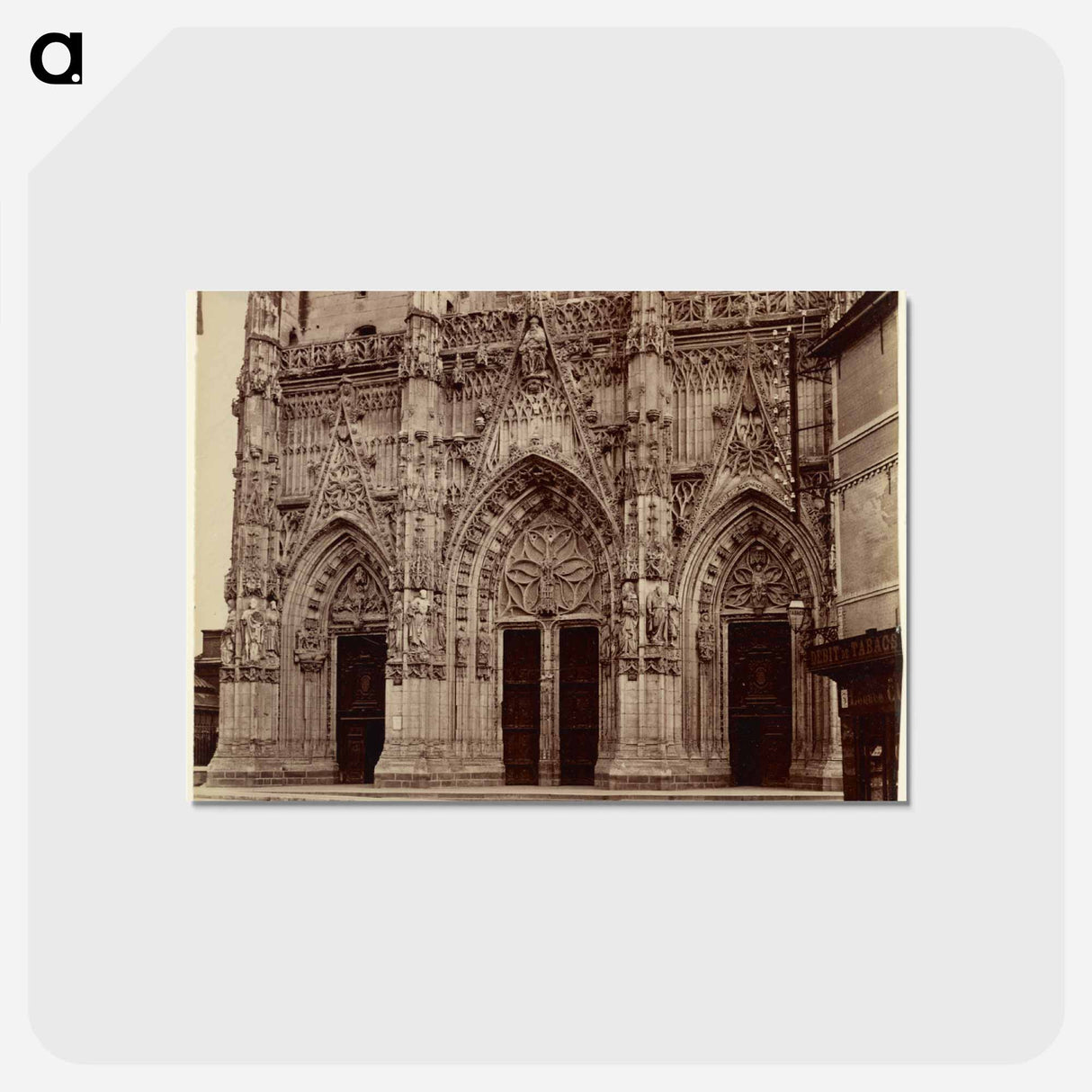 アートポストカード-Abbeville, Saint-Vulfran
- ウジェーヌ アジェ Postcard.