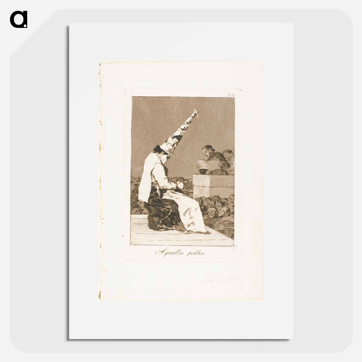 Those specks of dust - Francisco de Goya Poster.