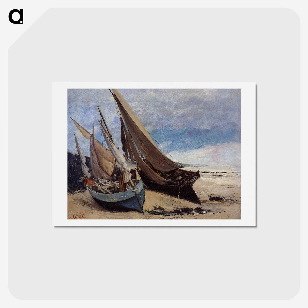 2-64_Gustave-Courbet_hagaki