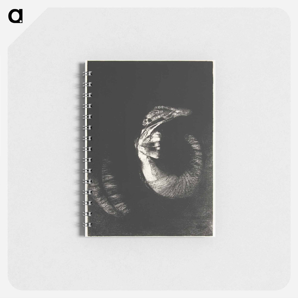 It Is a Skull, Crowned with Roses - オディロン ルドン Memo.