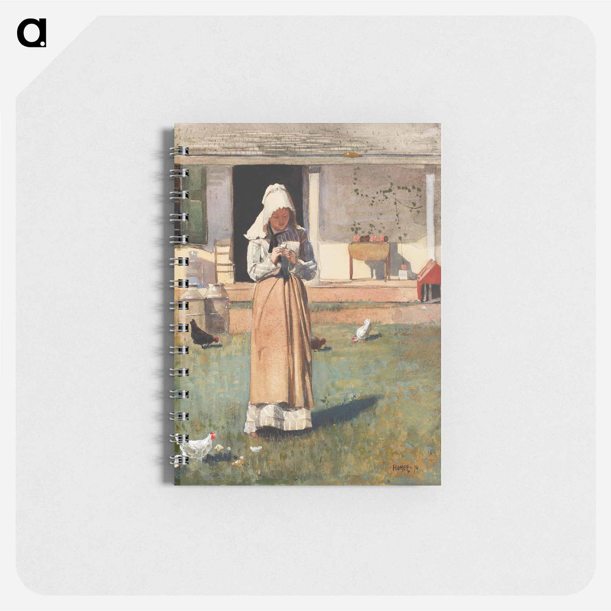 A Sick Chicken - ウィンスロー ホーマー Memo.