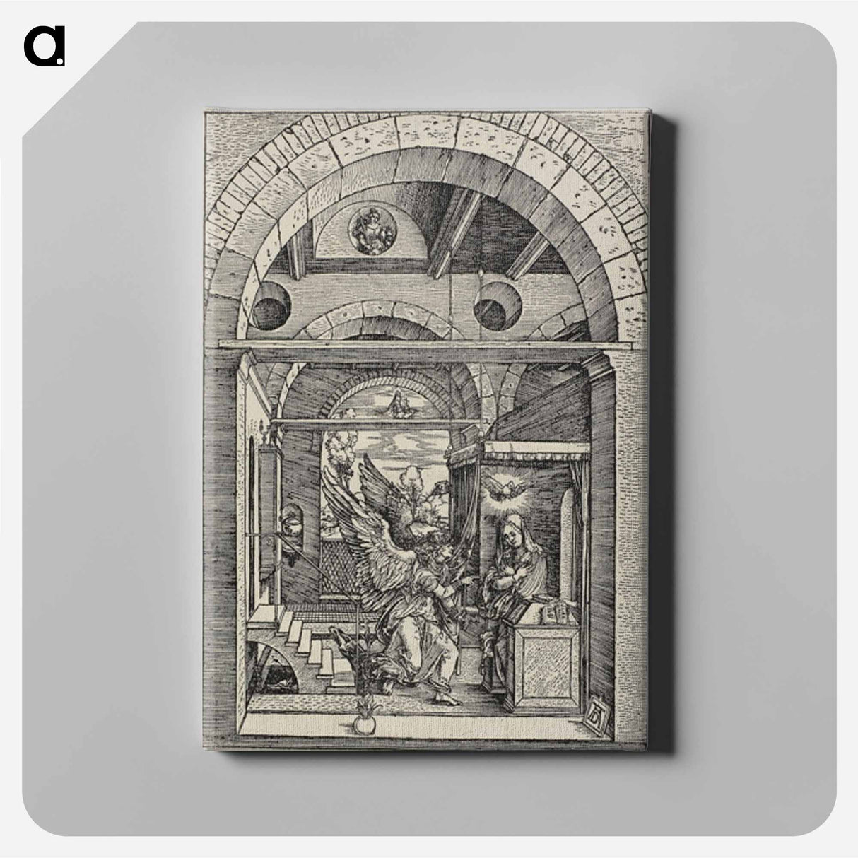 The Annunciation - アルブレヒト デューラー Canvas.