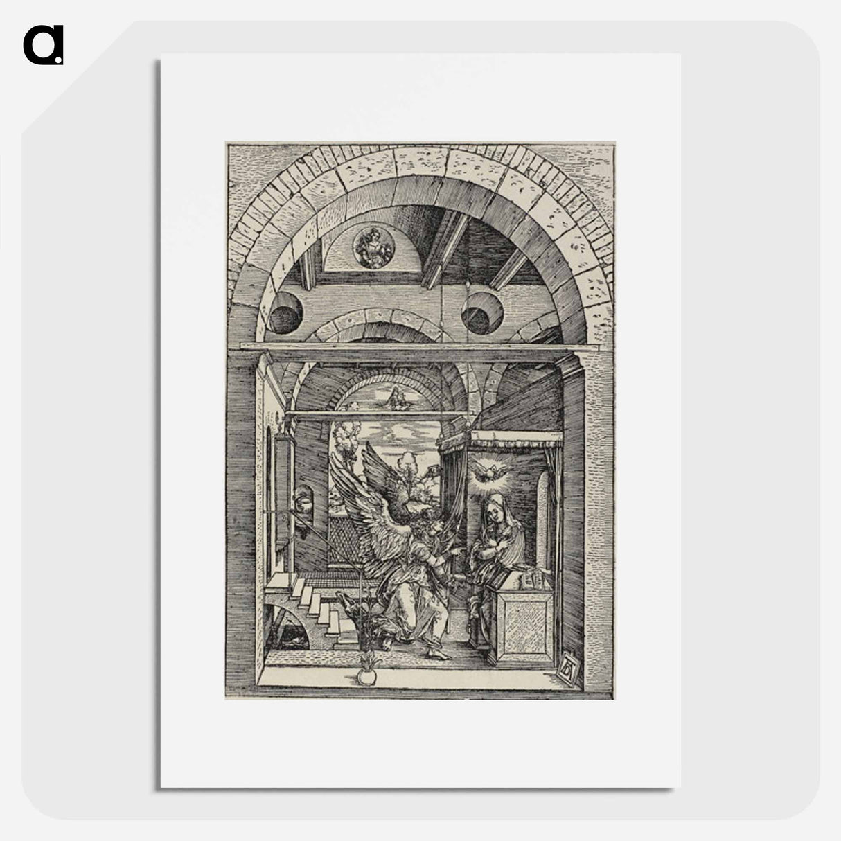 The Annunciation - アルブレヒト デューラー Poster.