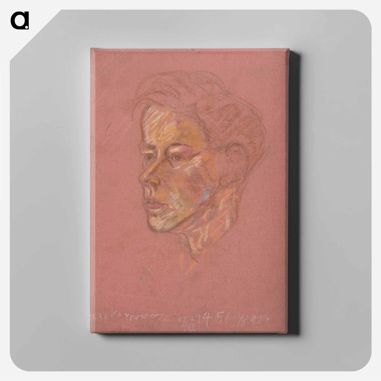 A boy's head - アーノルド ピーター ワイズ クビンチャン Canvas.