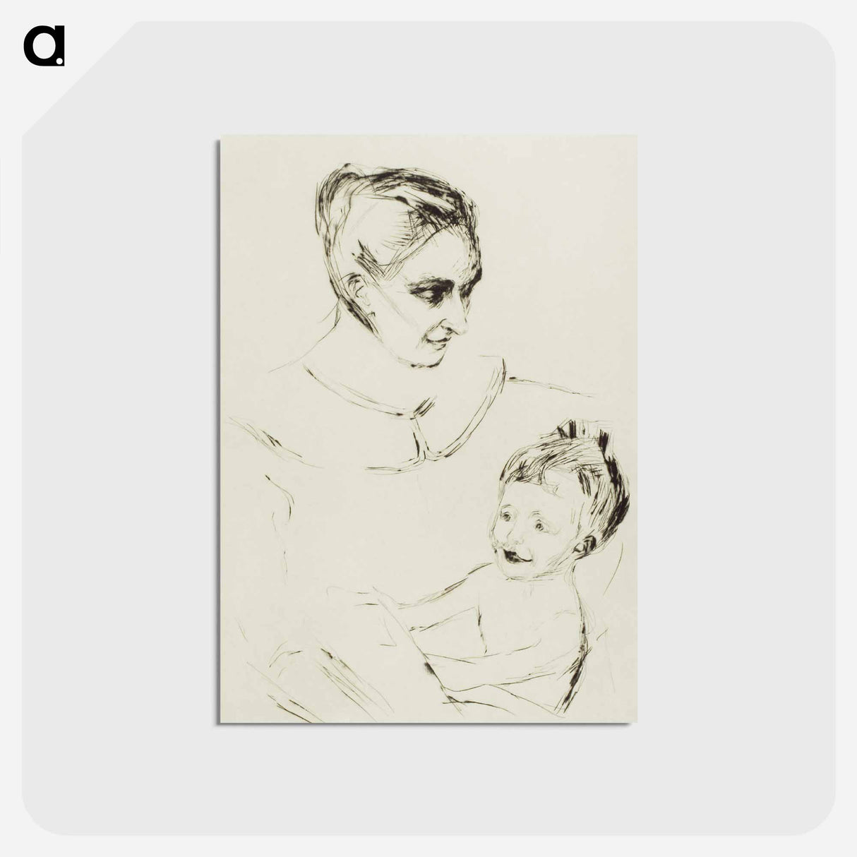 A Mother’s Joy - エドヴァルド ムンク Postcard.
