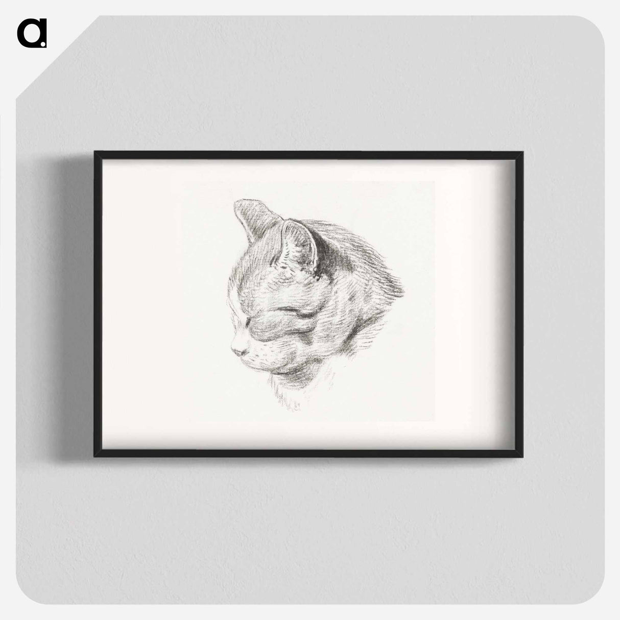 Sketch of a cat - ジャン ベルナール Poster.