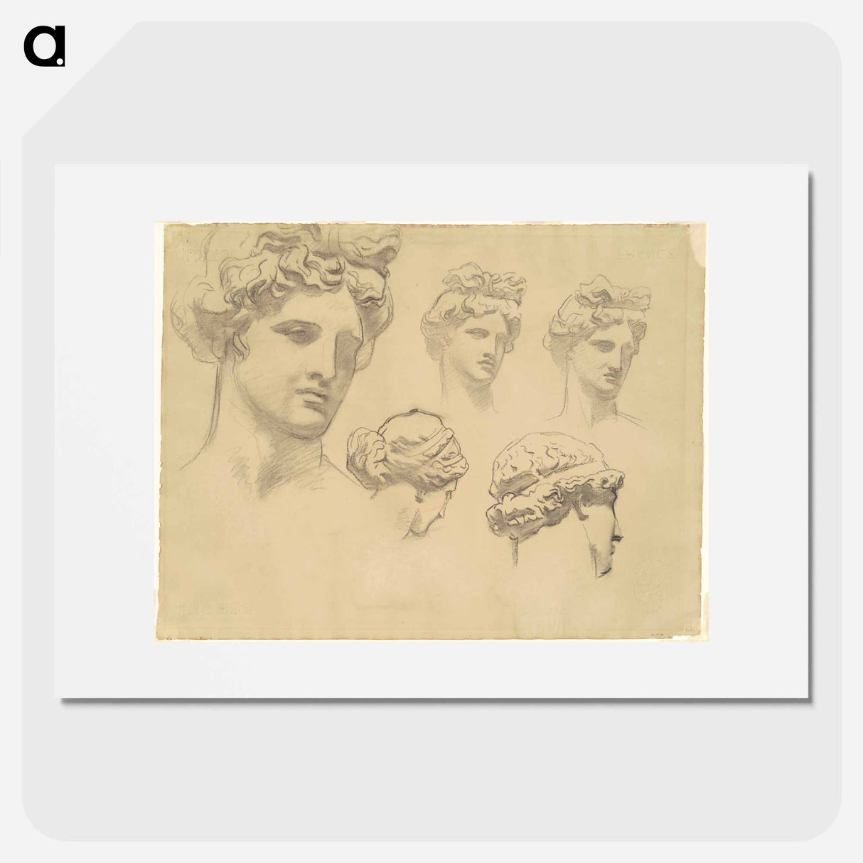 Apollo and the Muses - John Singer Sargent Poster.