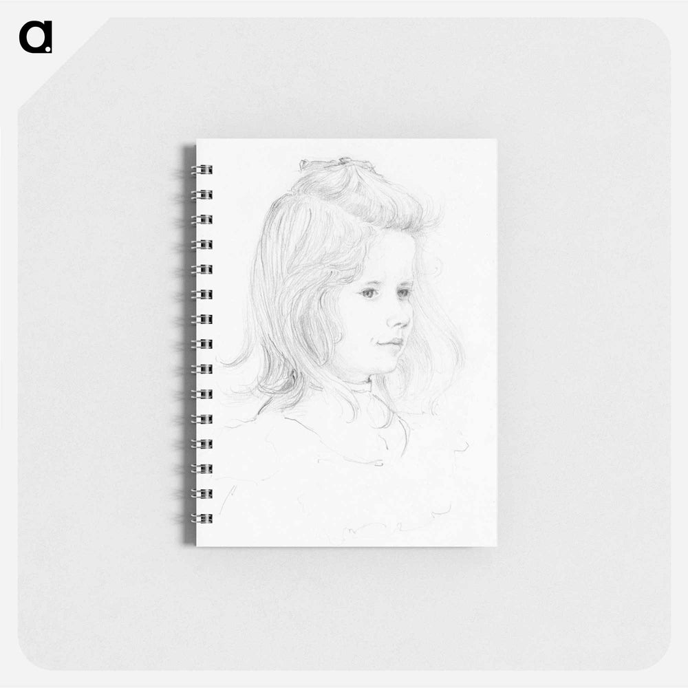 Portrait of a girl sketch - ユリー デ フラーハ Memo.
