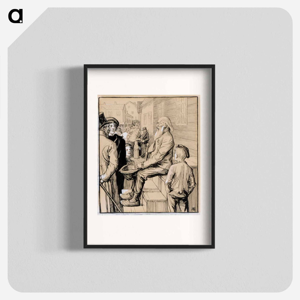 ystäväni, miehet, naiset, onko tässä kuulijaa - アルバート エーデルフェルト Poster.