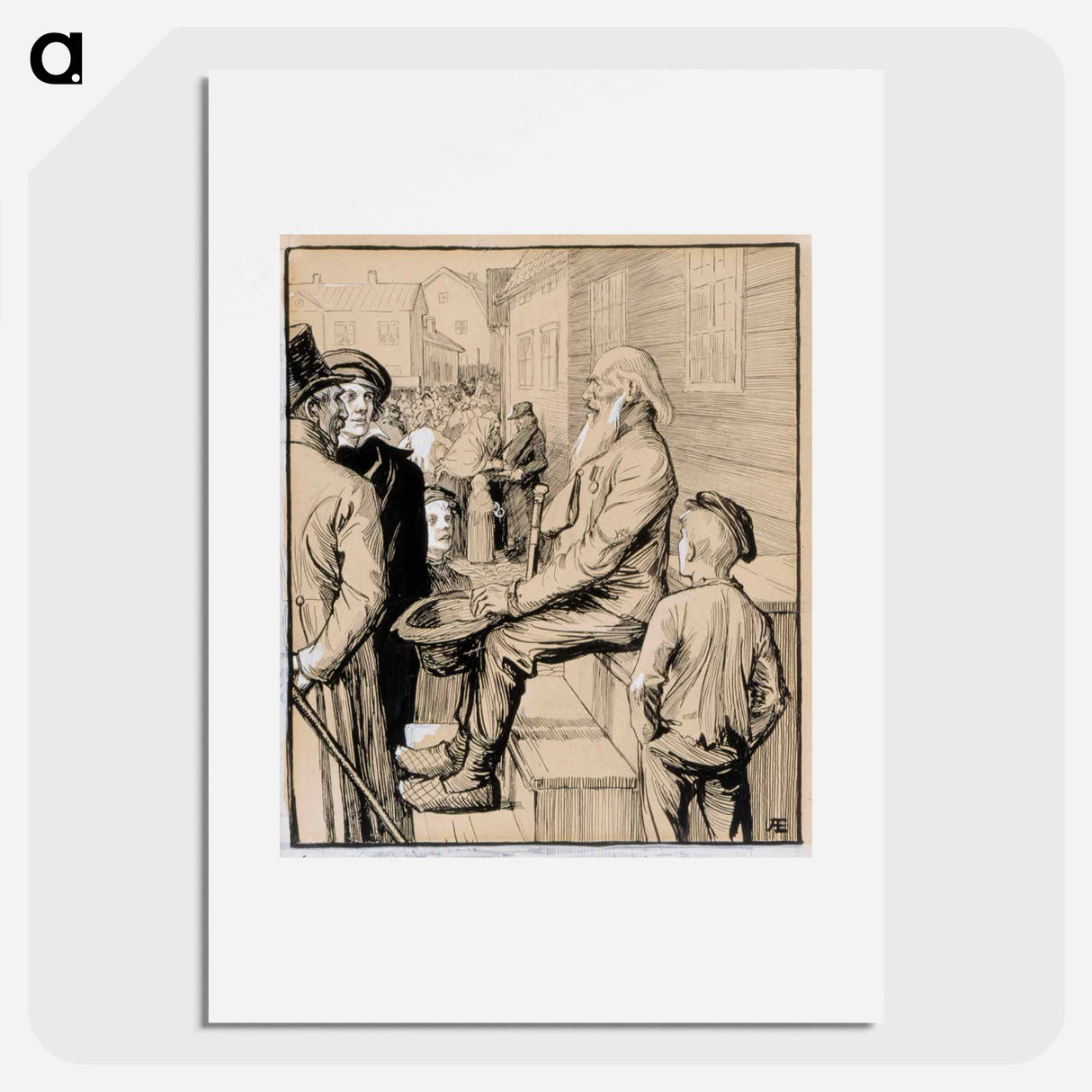 ystäväni, miehet, naiset, onko tässä kuulijaa - アルバート エーデルフェルト Poster.