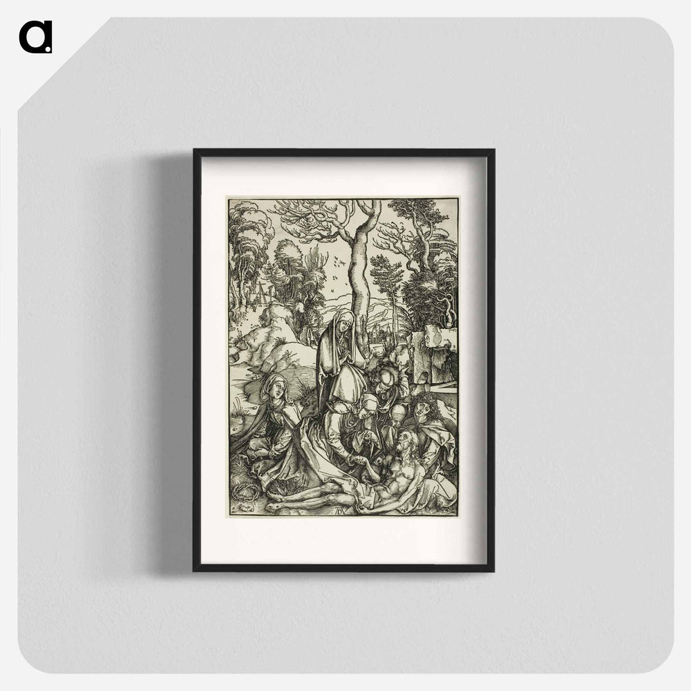 The Lamentation - アルブレヒト デューラー Poster.