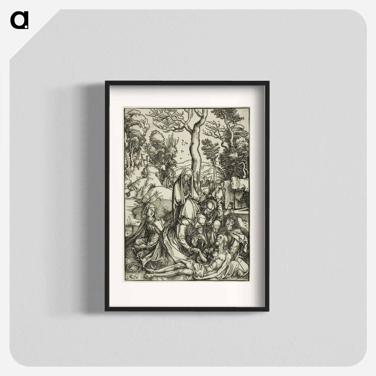 The Lamentation - アルブレヒト デューラー Poster.