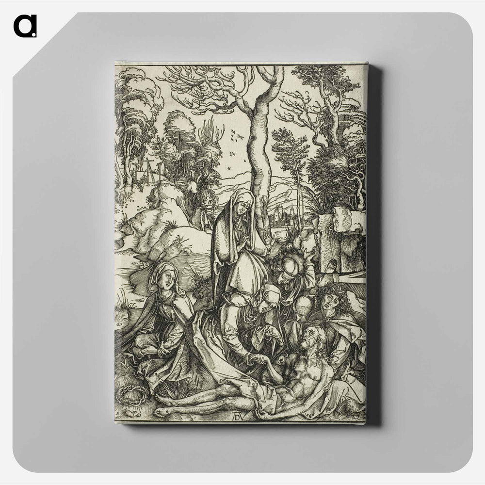 The Lamentation - アルブレヒト デューラー Canvas.