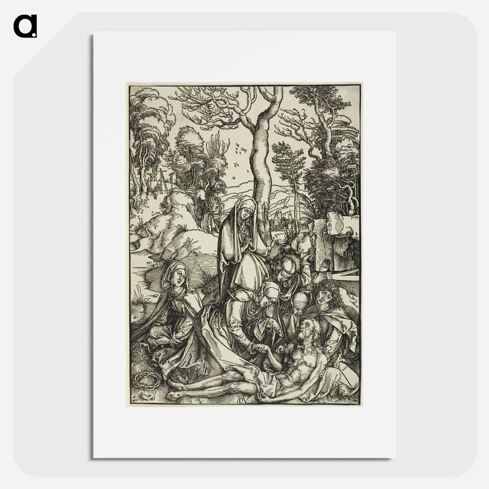 The Lamentation - アルブレヒト デューラー Poster.