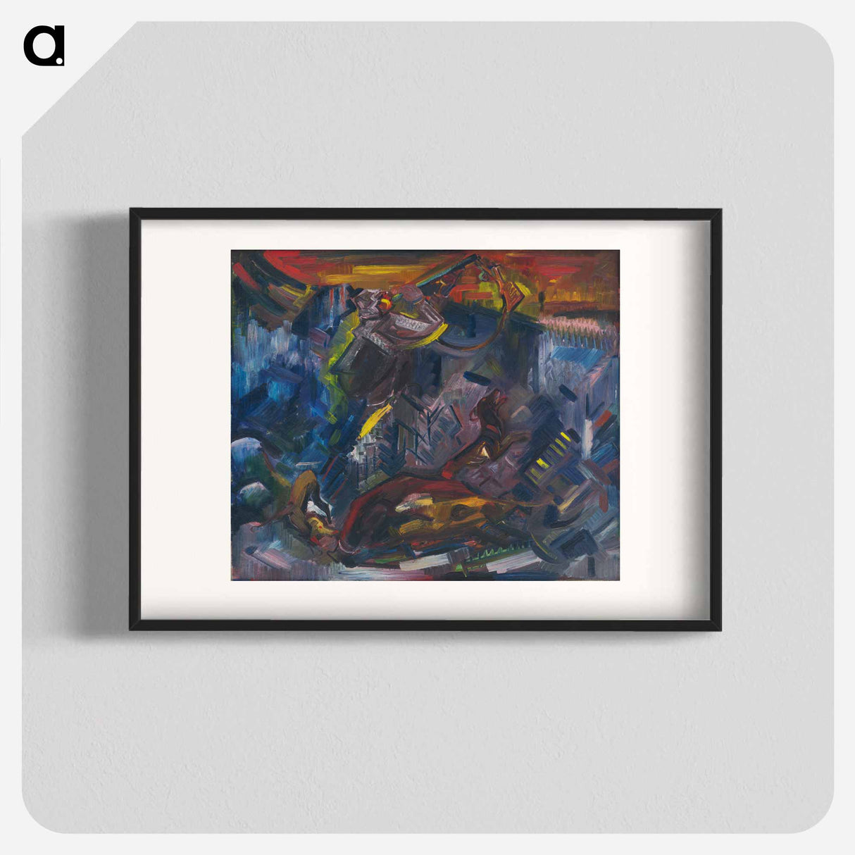 Hunter with his prey - アーノルド ピーター ワイズ クビンチャン Poster.