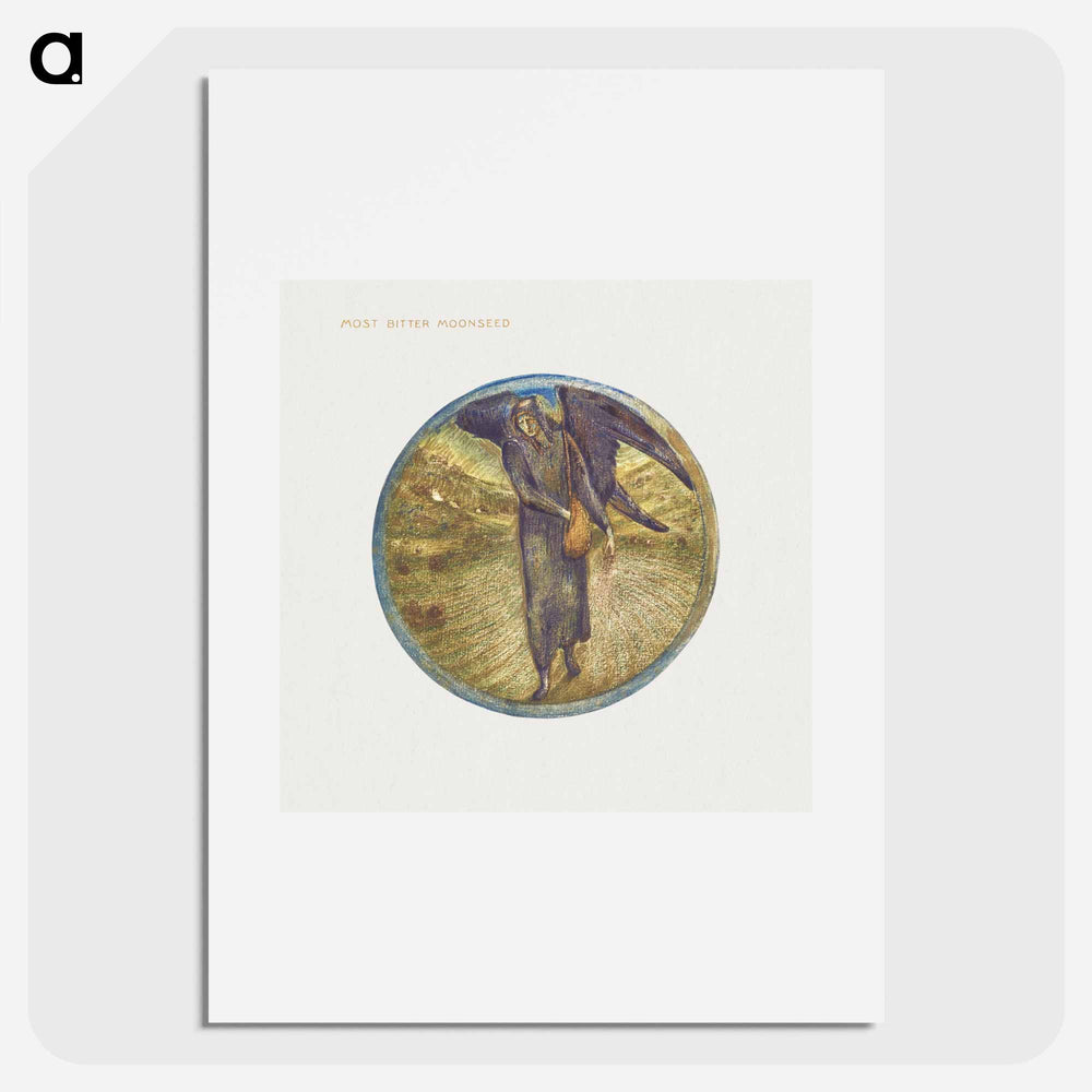 Most Bitter Moonseed from The Flower Book - エドワード バーン ジョーンズ Poster.