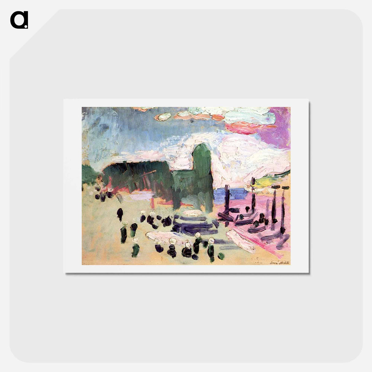 アートポストカード-Collioure - アンリ マティス Postcard.