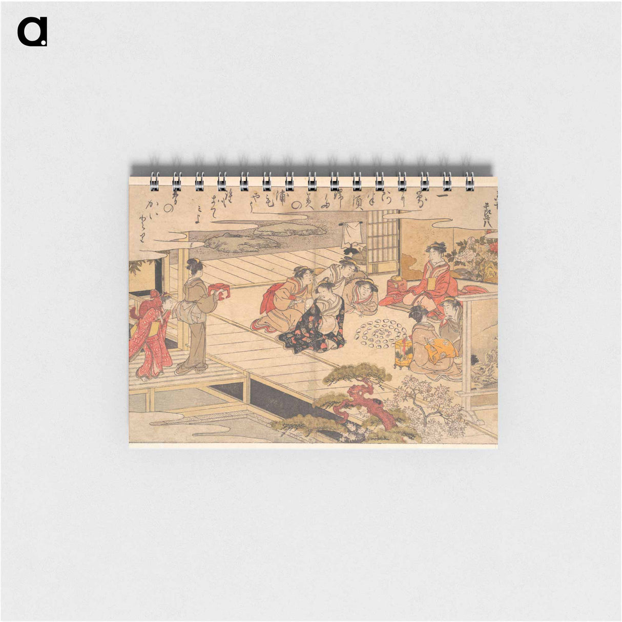 Girls Playing a Game with Shells - 喜多川 歌麿 Memo.