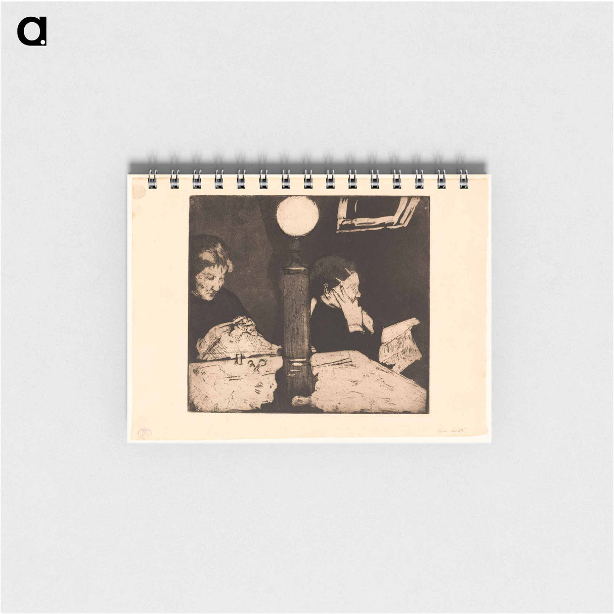 Under the Lamp - メアリー カサット Memo.