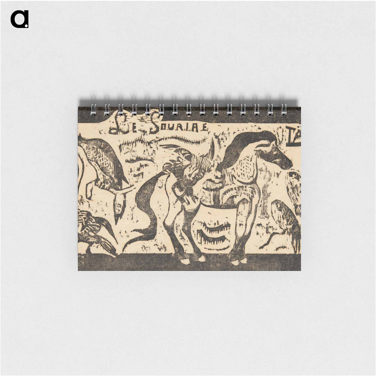 A Horse and Birds - ポール ゴーギャン Memo.