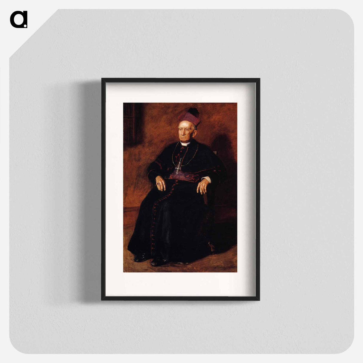 アートポスター-Archbishop William Henry Elder - トーマス エイキンズ Poster.