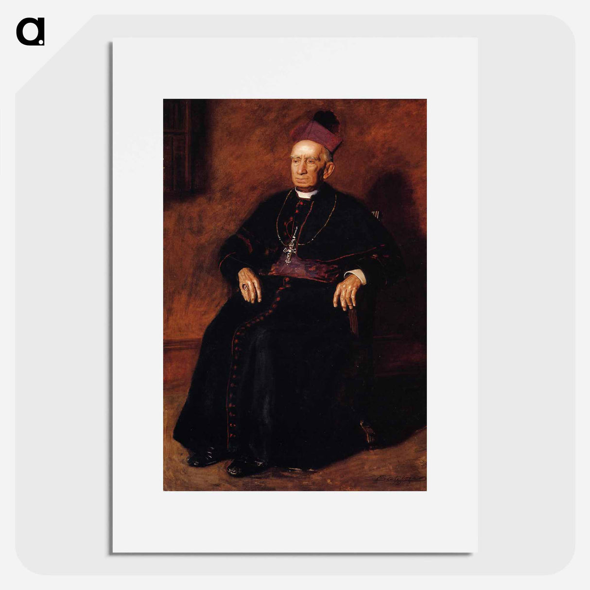 アートポスター-Archbishop William Henry Elder - トーマス エイキンズ Poster.