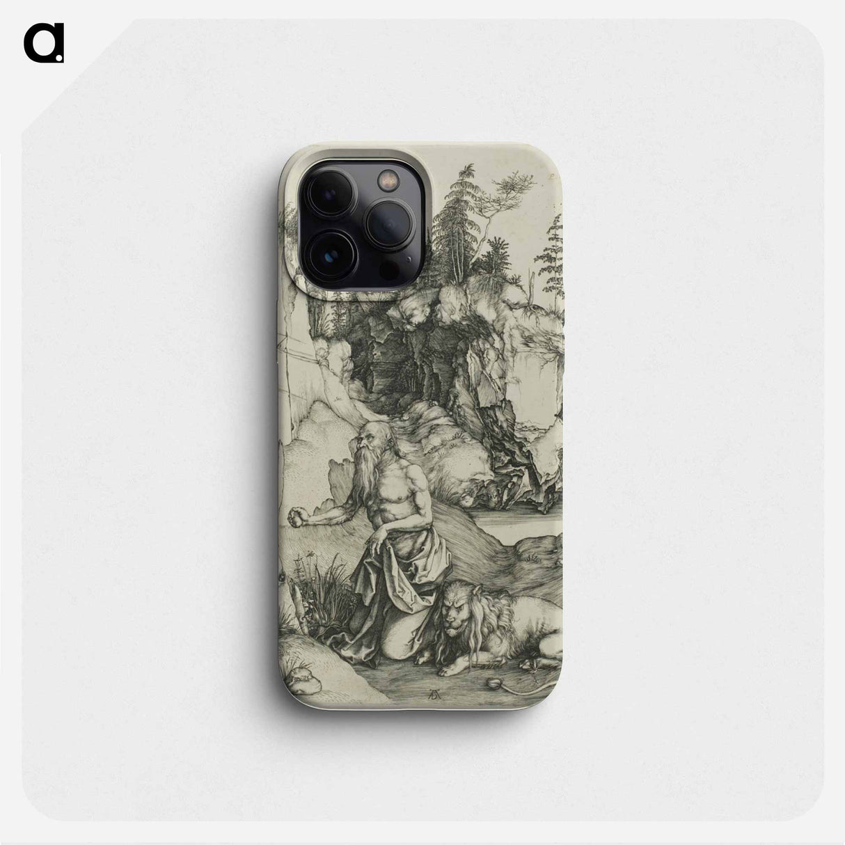 St. Jerome Penitent in the Wilderness - アルブレヒト デューラー Phone Case.