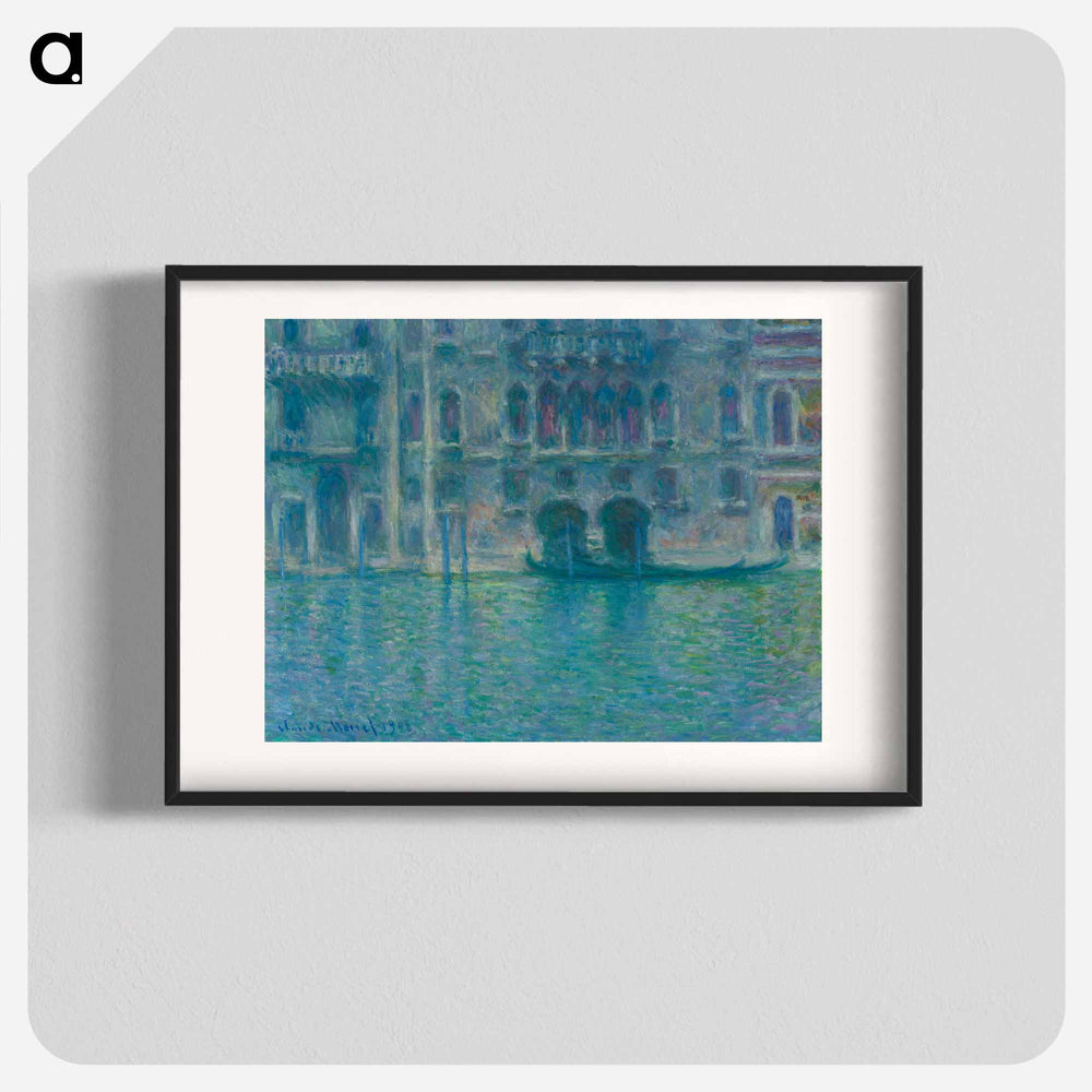 Claude Monet's Palazzo da Mula, Venice - Claude Monet Poster.