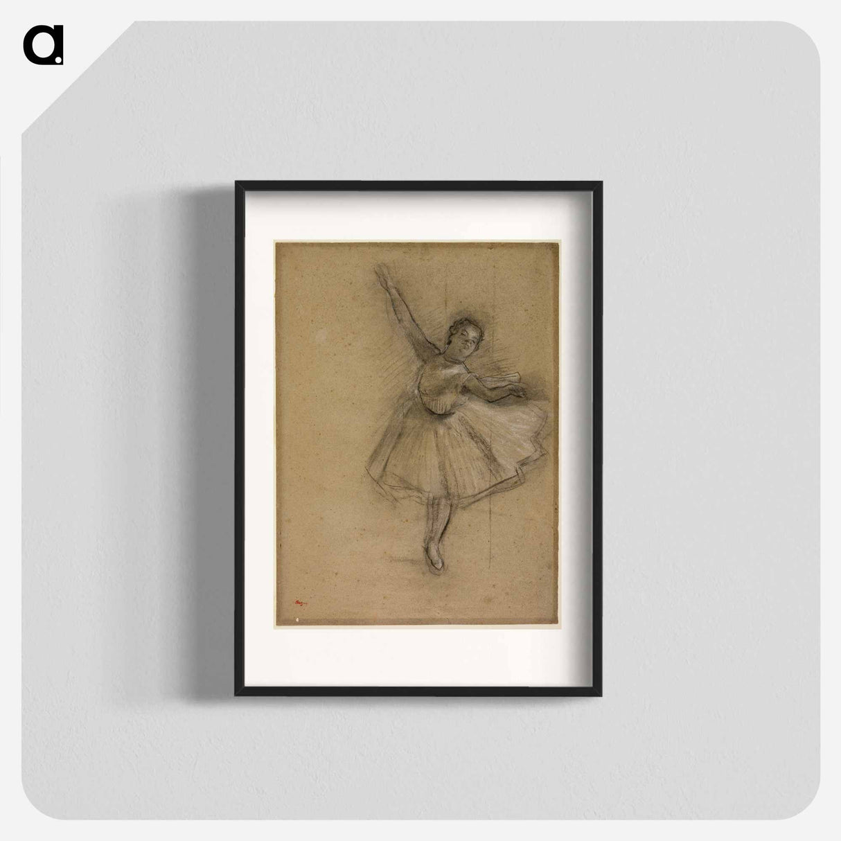 Dancer Turning - Edgar Degas Poster.