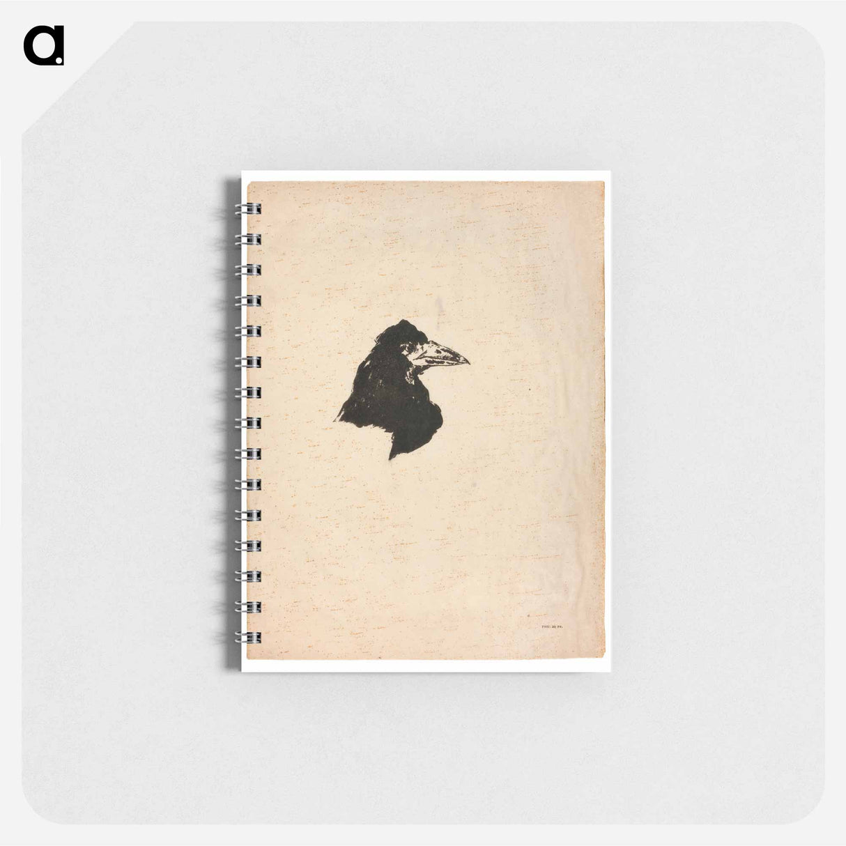 Head of a Raven in Profile, from The Raven (Le Corbeau) by Édouard Manet - エドゥアール マネ Memo.