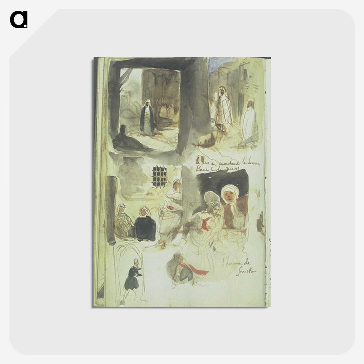 2-67_Eugene-Delacroix_postcard
