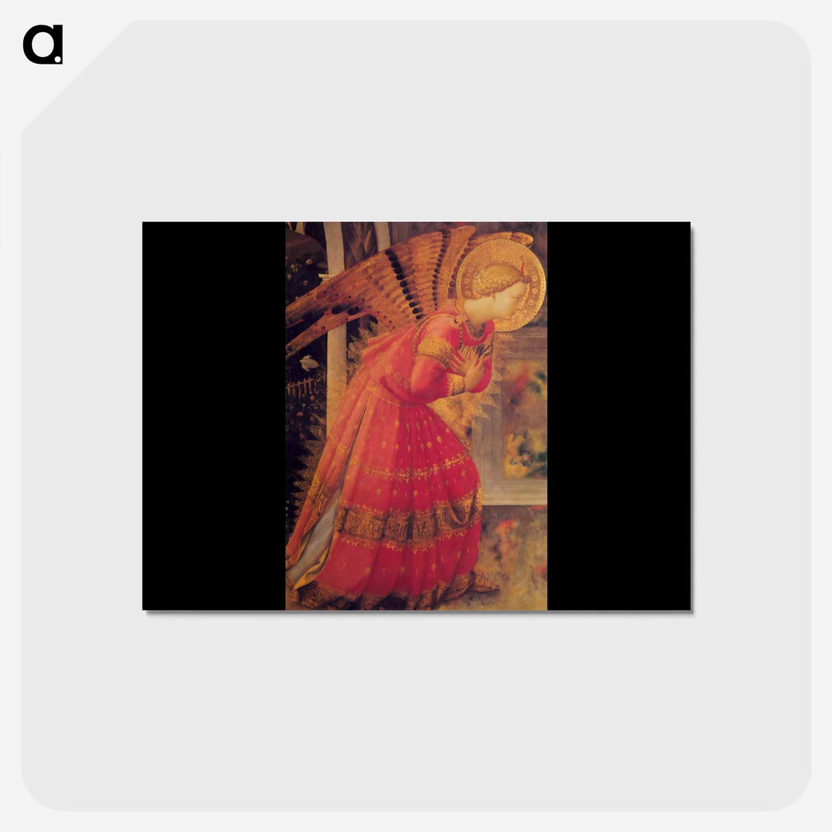 Annunciation (detail) - フラ アンジェリコ Postcard.