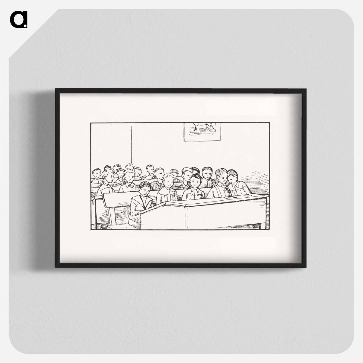 Boys in a class - Julie de Graag Poster.
