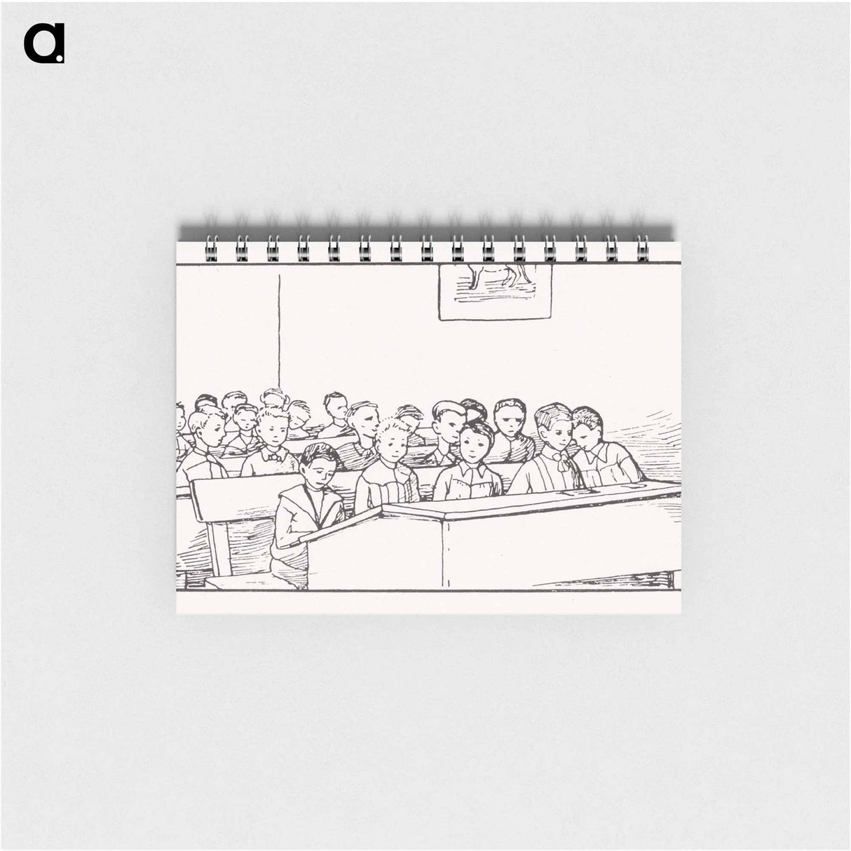 アートメモ帳-Boys in a class - ユリー デ フラーハ Memo.