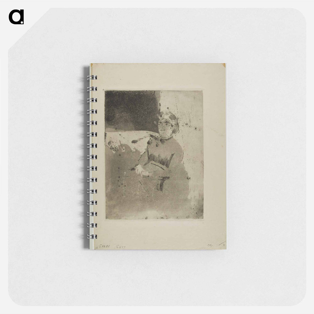 The Corner of the Sofa (No. 1) - メアリー カサット Memo.